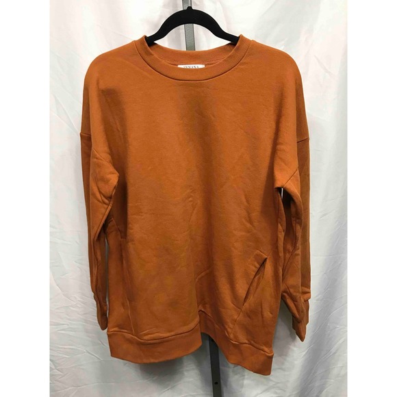 ZENANA Set of 7 Oversized Crew Neck Sweatshirt Long Sleeve Casual Basic Women L - Picture 6 of 16